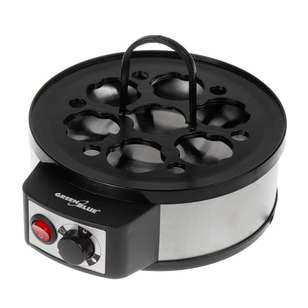 GreenBlue automatisk æggekoger, 400W, op til 7 æg, målebæger, 220-240V~, 50 Hz, GB573