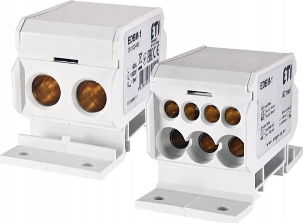 Etipo ETI Polam fördelningsblock 001102400 160A (2x4-50mm2/3x2,5-25mm2+4x2,5-16mm2) grå EDBM-1