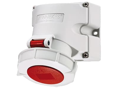 MENNEKES 9570, Röd, Vit, IP67, 400 V, 32 A, 50 - 60