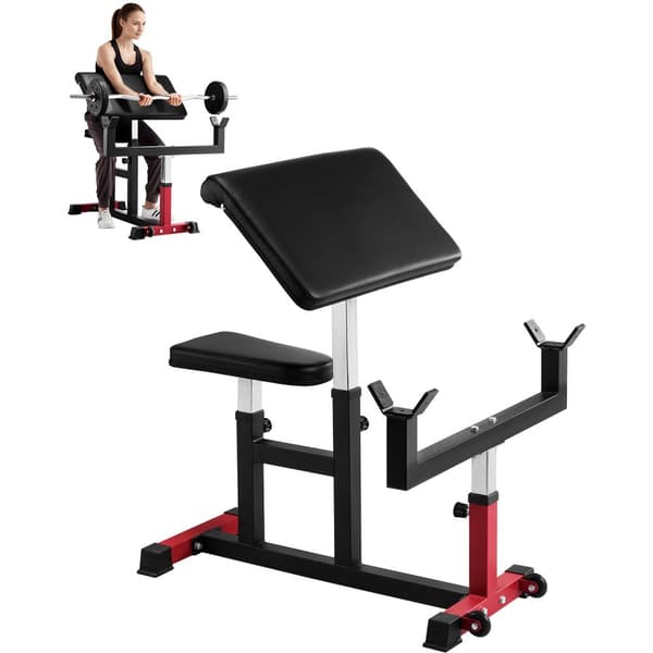 Predikant Curl Bänk, Justerbart Hemgym, Biceps Maskin, Skivstångs Utrustning, Anpassad Träning