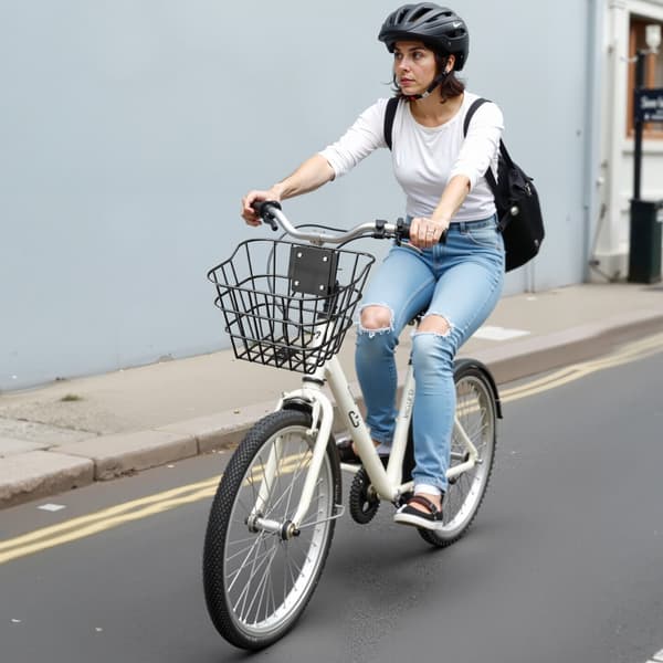 Elektrisk Cykelkorg fram, Skoterkorg med fast fäste, lämplig för Barn/Vuxna