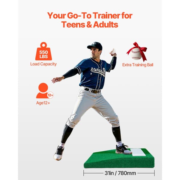 31 tuuman Pitching Mound, Kannettava Pitcher Mound, Baseball-Softball-koulutus