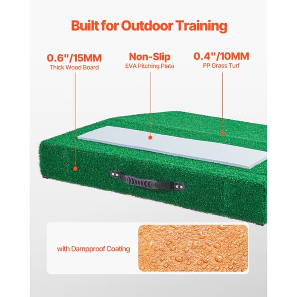 31 tuuman Pitching Mound, Kannettava Pitcher Mound, Baseball-Softball-koulutus