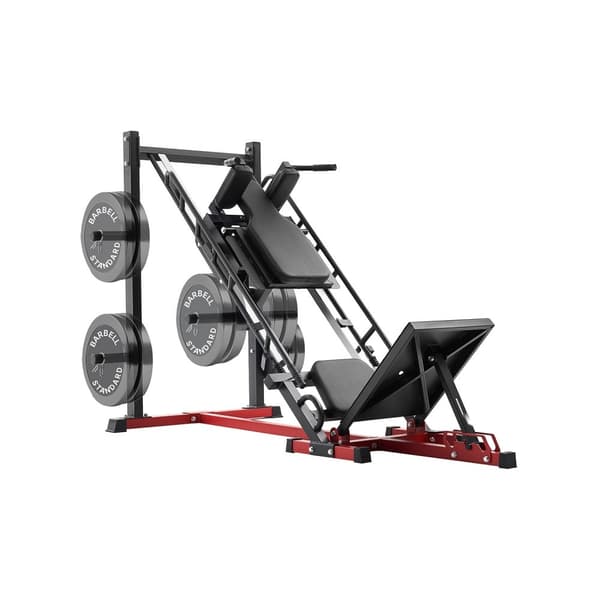 Benpress Hack Squat Combo Maskin, Justerbar Underkropp, Special Hemgymutrustning