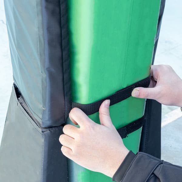 Basketstolpe Pad 163 cm, Tålig stoppning, Alla väderbeständig, 18x18 i Fyrkantig Stolpe