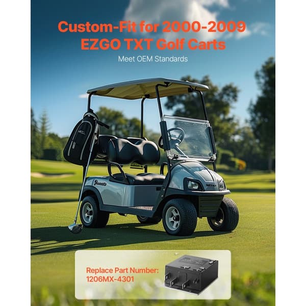 Golfvogn Controller 36V 350A, Hastighedsregulator til EZGO TXT 1206MX-4301