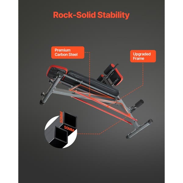 Romersk stol, Ryggförlängningsbänk, Hyperextension Multi-Justering, Hög hållbarhet, Bekväm Polstring