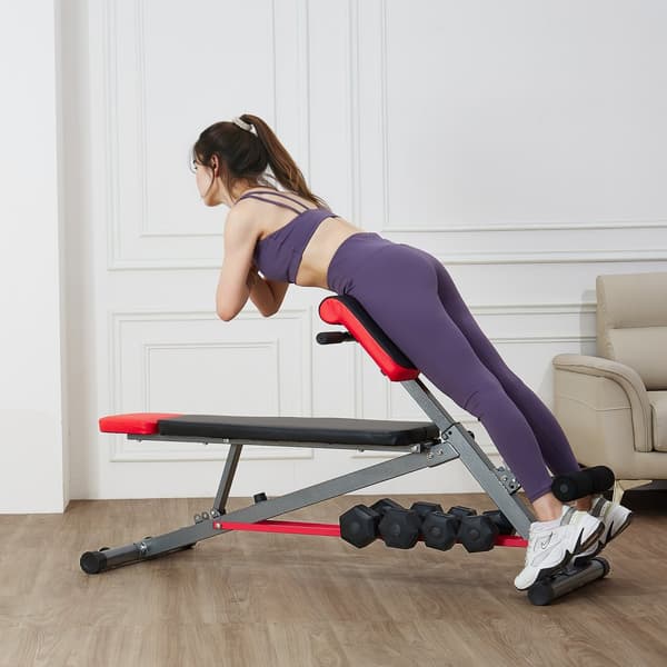 Romersk stol, Ryggförlängningsbänk, Hyperextension Multi-Justering, Hög hållbarhet, Bekväm Polstring