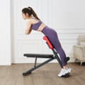Miniatyrbillede 9 af 11: Romersk Stol Rygforlænger, Hyperextension Bænk, Justerbar og Foldbar til Gymnastiksal