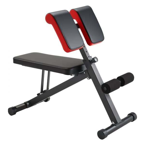 Romersk Stol Rygforlænger, Hyperextension Bænk, Justerbar og Foldbar til Gymnastiksal