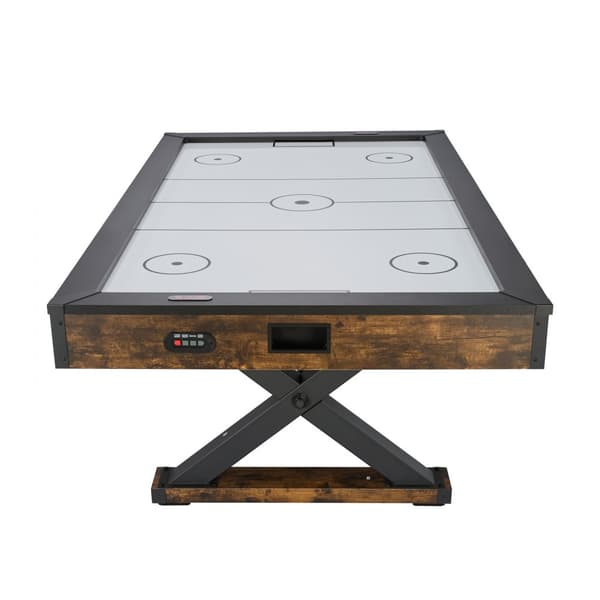 Air Hockey Bord 214 cm, Air Powered Arcade Bord, Elektroniske Scorer, Pushers