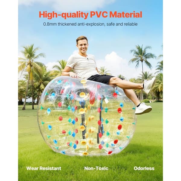 Oppustelige Kofangerbolde 5FT/1,5M, PVC Body Sumo Zorb Bold, Udendørs spil