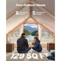 Miniatyrbild 4 av 11: Uppblåsbart Campingtält, 5-8 Personers Glampingtält, Pump Inkluderad, Enkelt att Installera