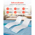 Miniatyrbillede 4 af 11: In-Pool Lounge Stole, Chaiselong, 2 Stk, Indendørs Pool, Solhylde Liggestol, Vandafvisende, Holdbart Materiale