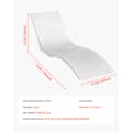 Miniatyrbillede 8 af 11: In-Pool Lounge Stole, Chaiselong, 2 Stk, Indendørs Pool, Solhylde Liggestol, Vandafvisende, Holdbart Materiale