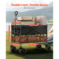 Miniatyrbild 4 av 11: Dubbeldäckare Hopfällbar Vagn, Kapacitet 300L & 450 lbs, Tung Uppgift, Robust och Praktiskt