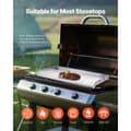 Miniatyrbild 7 av 11: 36x22 Platt Grillgaller, Universal BBQ Grillpanna i Rostfritt Stål, Köksredskap