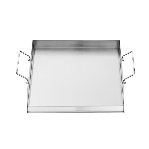 18x16 Flad Top Bageplade, Universal BBQ Grillpande, Rustfrit Stål, Køkkengrej