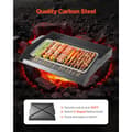 Miniatyrbild 3 av 11: 22x16 Flat Top Griddle, Kolstål Grillplatta, Universell BBQ Grill Pan, Köksredskap