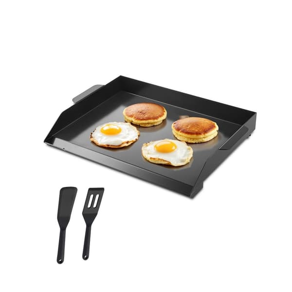 22x16 Flat Top Griddle, Kolstål Grillplatta, Universell BBQ Grill Pan, Köksredskap