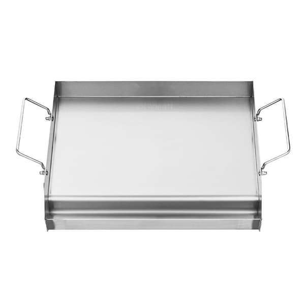 Grilli- ja paistolevy, Edelstahl BBQ, 425x270mm ruostumaton teräsgrilli, käytännöllinen kypsennysastia