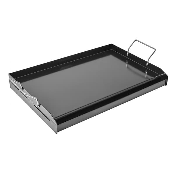 24x16 Litteä Parila, Hiiliteräksinen Universaali BBQ-Grillipannu, Kestävä & Helppo Puhdistaa
