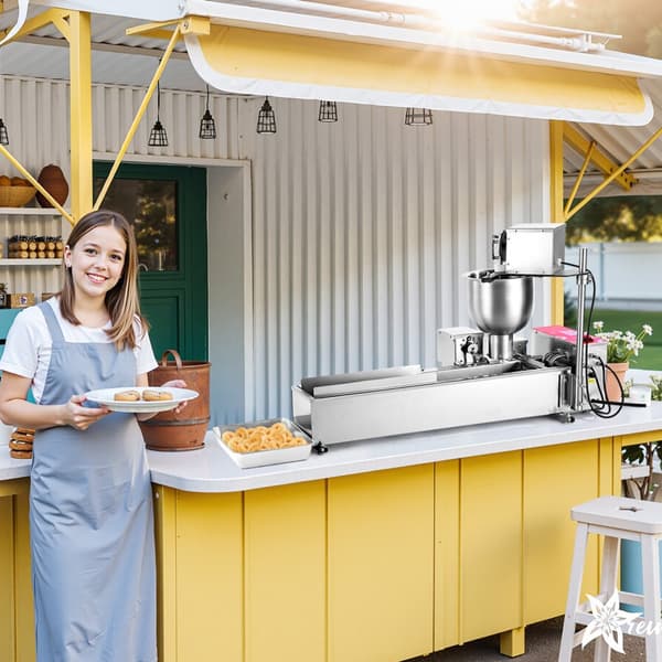 Automatisk Donutsmaskine, Enkel Række, 90 stk/t, kommerciel brug, Donut Maker