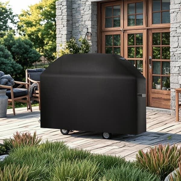 63 tums Grillskydd, Heavy Duty BBQ Gasgrillskydd, Utomhus, Vattentåligt, Slitstarkt Material