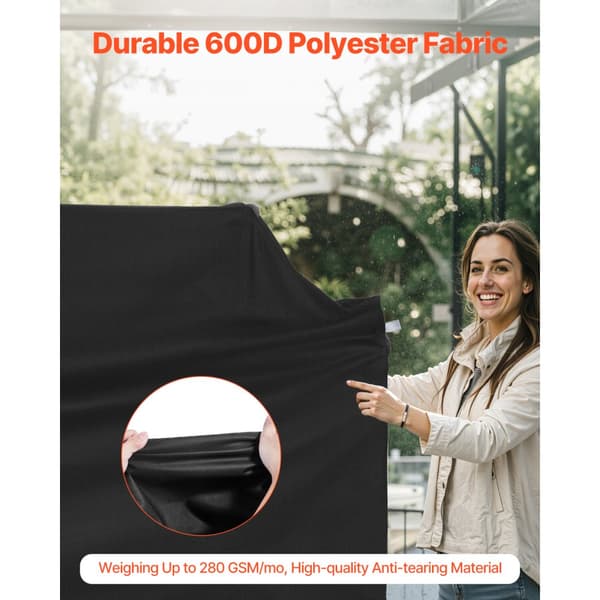 48 tommer Grill Cover, Heavy Duty BBQ Gas Grill Cover, Udendørs Vandtæt