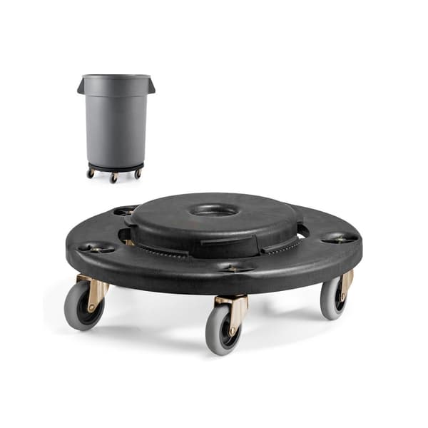 Rund affaldsbeholder Dolly, Passer 20/32/44/55 Gal beholdere, 500 lbs kapacitet