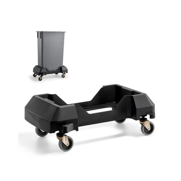 Slim Papperskorg Dolly, Passar 16/23 Gal Behållare, 200lbs Tung Duty, med Hjul