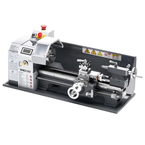 Metallisorvi 8 x 16 in, 550W Pöytäsorvikone, 0-2500 RPM Vaihteleva Nopeus