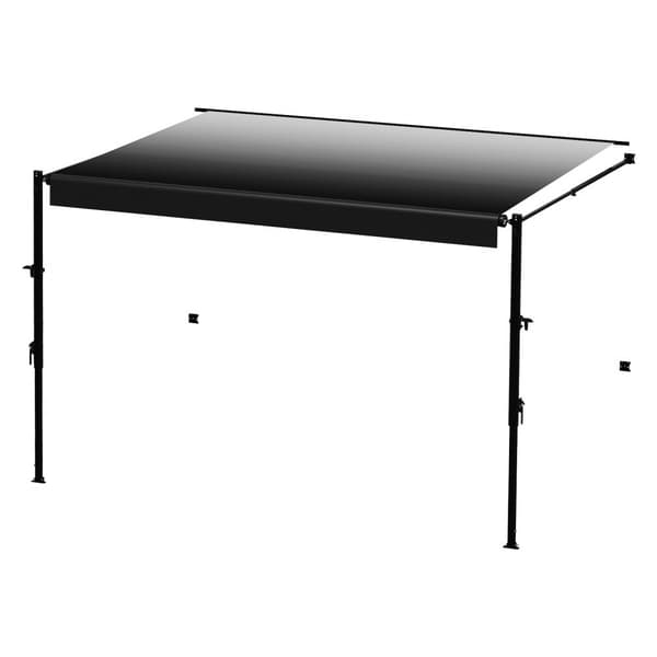 RV Ersättningsmarkis 18', Manuell Trailer Markis, Passar de flesta DC12V RVs
