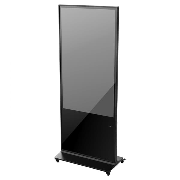 55 Digital Skyltningsskärm, Pekskärm 4K UHD LCD, Golvstående Kiosk, högupplöst bild, interaktiv användarupplevelse