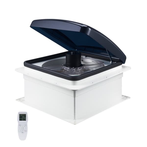 RV Ventilator 14 tommer, 10-hastighed reversibel, med fjernbetjening