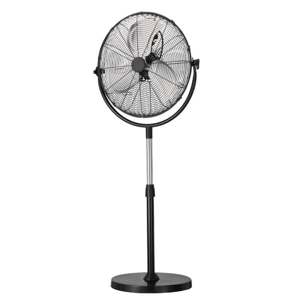 18 Industriel Pedestalventilator, 3-Hastighed, Højdejusterbar mellem 45,3 til 57,9 tommer