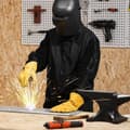 Miniatyrbillede 9 af 11: FR Svejsejakke i M Størrelse, Heavy Duty Okse Læder og 9 oz FR Bomuld, Høj Beskyttelse og Komfortabel