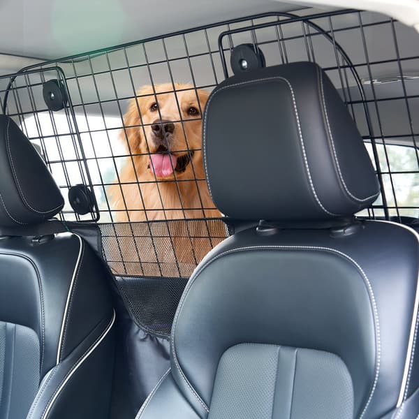 Hundbarriär för Bil 90-154 cm, Justerbar Djurdelare, Passar Lastbilar och SUV:ar