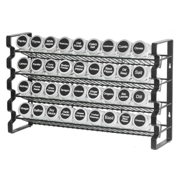 Krydderihylde Organizer, Model til Skab Køkken, 18x11 tommer Størrelse