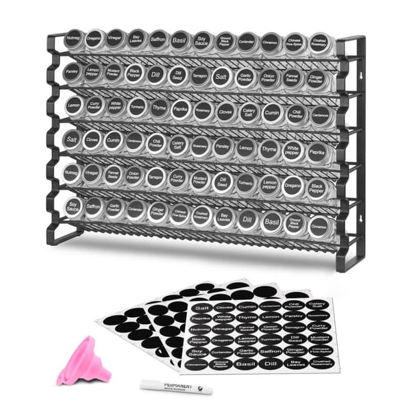 Krydderiholder Organizer, Skabsmodel, 23x16 tommer, Ideel til Køkkenopbevaring