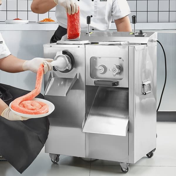 Kaupallinen Sähkölihamylly, 14 lbs/min, Makkaratäytteen Keitin, Nopea ja Tehokas