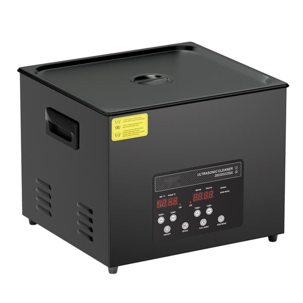 15L Ultrasonisk Rensemaskine, Kurvevarmer og Timer, 360W, Effektiv rengøring, Dybdepenetrering