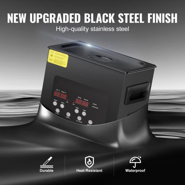 Ultra Sonic Cleaner 3L -ultraäänipuhdistin, 120W, korinlämmittimellä ja ajastimella