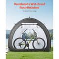 Miniatyrbild 7 av 11: Utomhuscykelförvaringstält, Fläktformat, Vattentätt för 5+ Cyklar