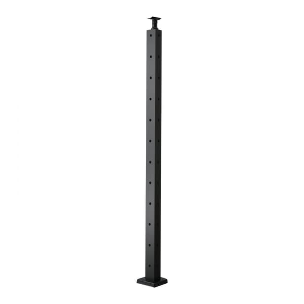 VEVRO kabelgelænderstolpe, model 1JZLGZXHS10607YXO001V0, 42x1x2 tommer, L-formede huller
