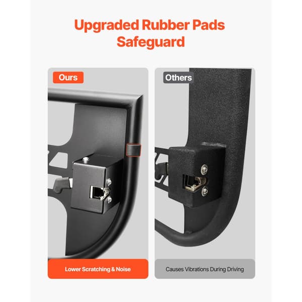 Jeep Tube Ovet 4-oviset, Tubulaariset Ovet, 2018-2024 Jeep Wrangler JL-malliin