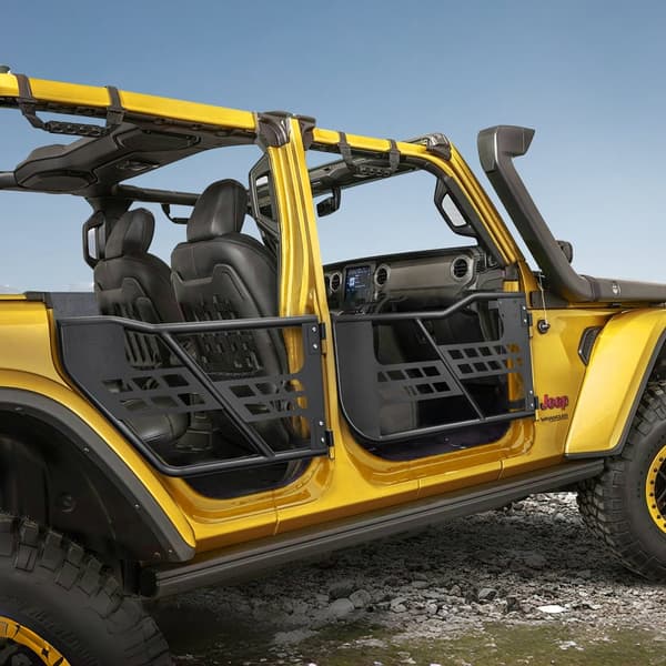 Jeep Rørdøre, 4-Dør-Model, Til 2007-2018 Jeep Wrangler JK, Robust Konstruktion, Nem Installation
