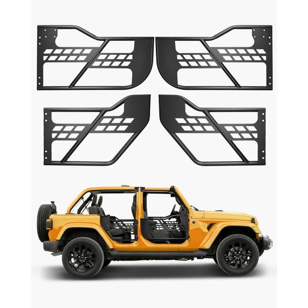 Jeep Rørdøre, 4-Dørs Model, Til 2018-2024 Jeep Wrangler JL