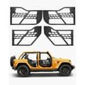 Miniatyrbillede 1 af 11: Jeep Rørdøre, 4-Dørs Model, Til 2018-2024 Jeep Wrangler JL