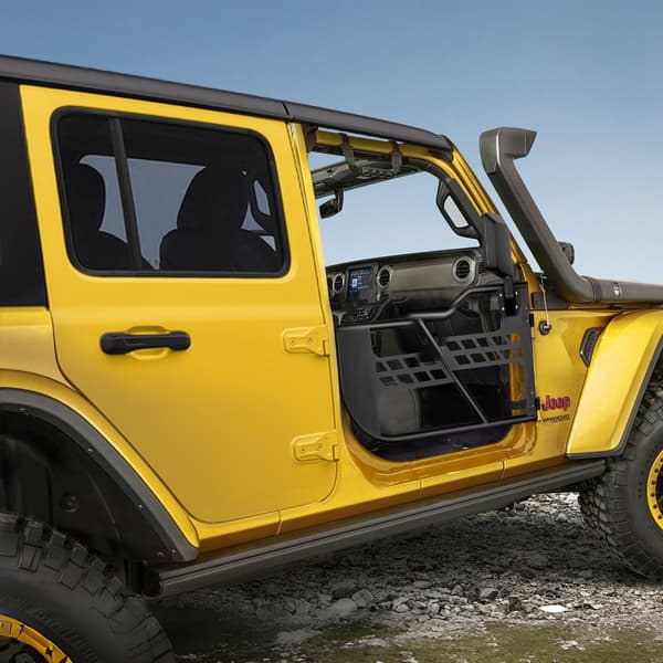 2-Dørs Jeep Rørdøre, Model 2018-2024 Wrangler JL, Stærk og Holdbar Konstruktion